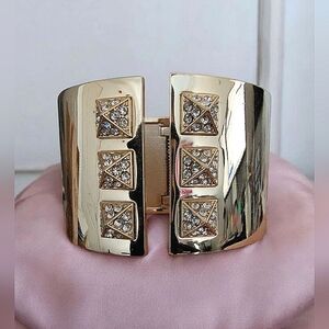 Victoria's Secret Gold Bracelet with Silver Accents